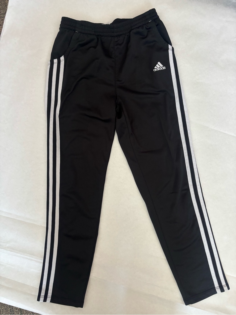 Adidas Kids Track Pants in Black size Medium 10-12